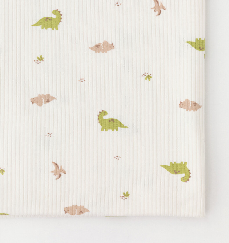 Трикотажное полотно Дино микс экрю Alkim Tekstil